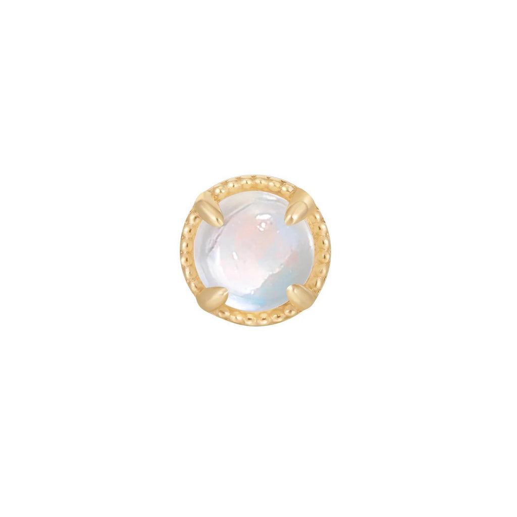 Buddha | 14k gold | Manifest | Rainbow Moonstone