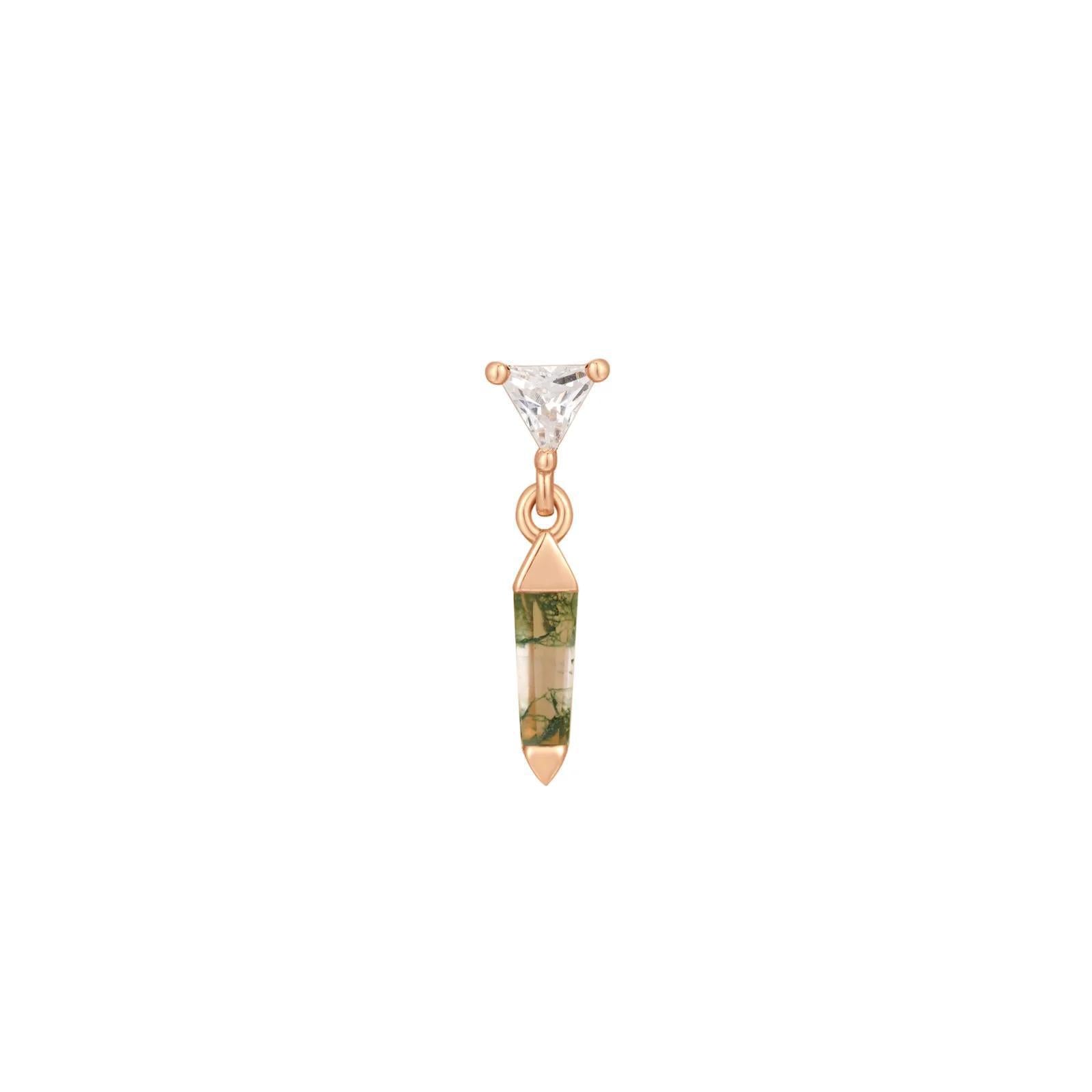 Buddha | 14k gold | Savvy | Moss Agate