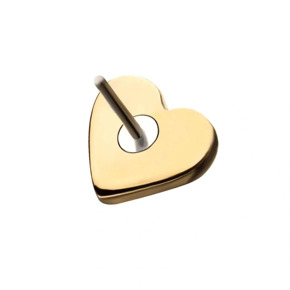 Invictus | 14k gold | Simple Heart