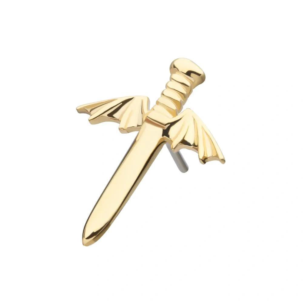 Invictus | 14k gold | Bat Wing Dagger