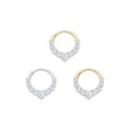 Buddha | 14k Gold | Sitting Pretty Clicker | White Topaz