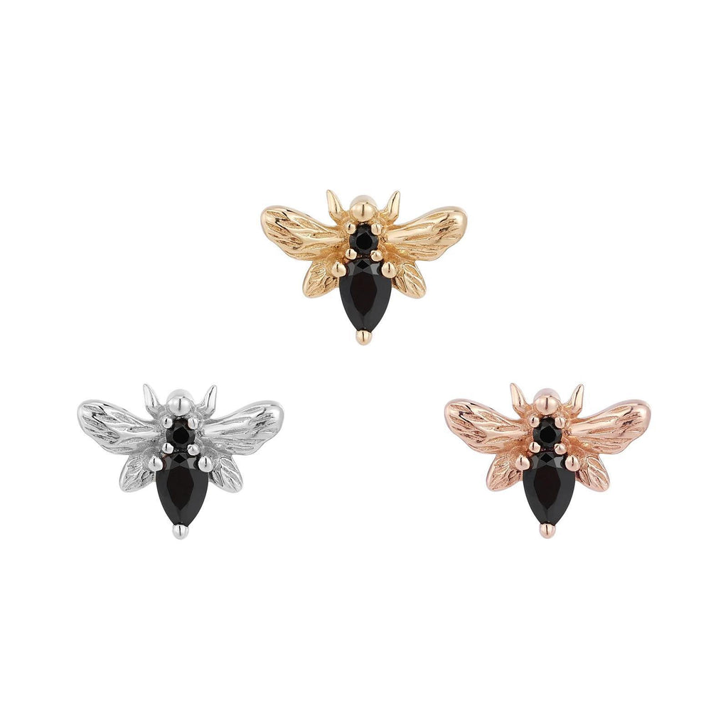 Buddha | 14k gold | Bee Chic | Black Spinel