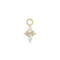 Buddha | 14k gold | Ethereal Charm | CZ