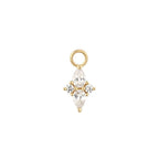 Buddha | 14k gold | Ethereal Charm | CZ