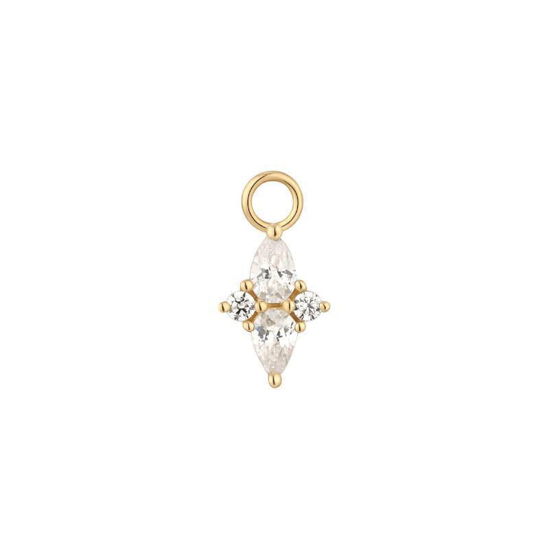 Buddha | 14k gold | Ethereal Charm | CZ