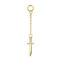 Invictus | 14k gold | Dagger Dangle Charm