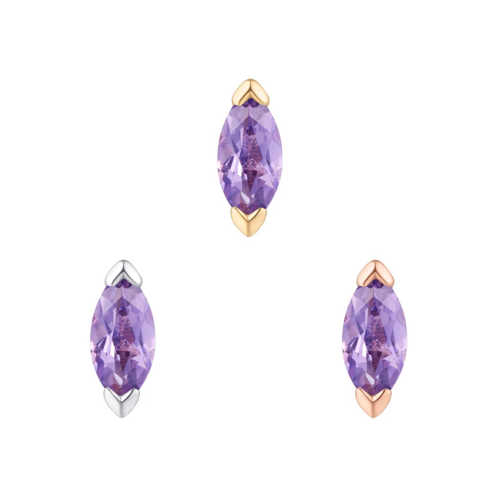 Buddha | 14k gold | Zuri | Amethyst