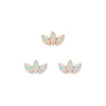 Buddha | 14k Gold | Moet Mini Threadless End | Opal