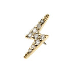 Invictus | 14k gold | Lightning Bolt | Lab Grown Diamonds