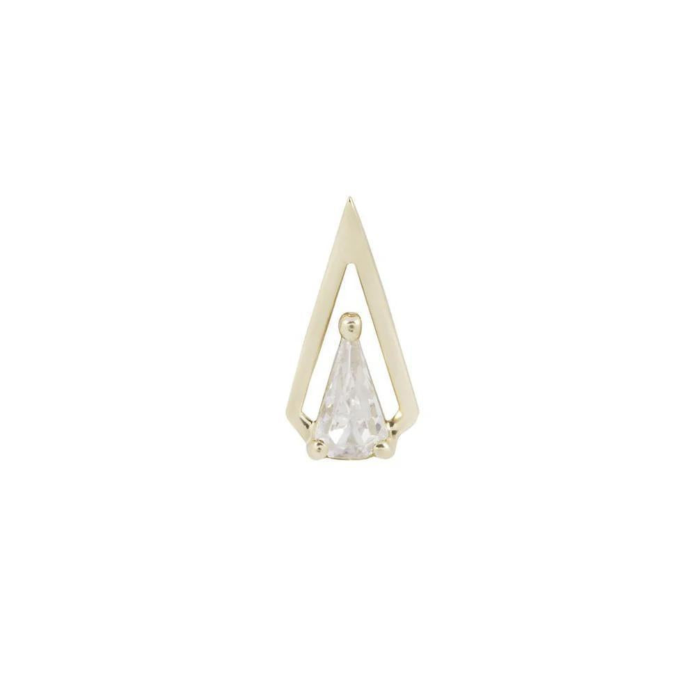 Buddha | 14k gold | ArtHaus | Swarovski Crystal CZ