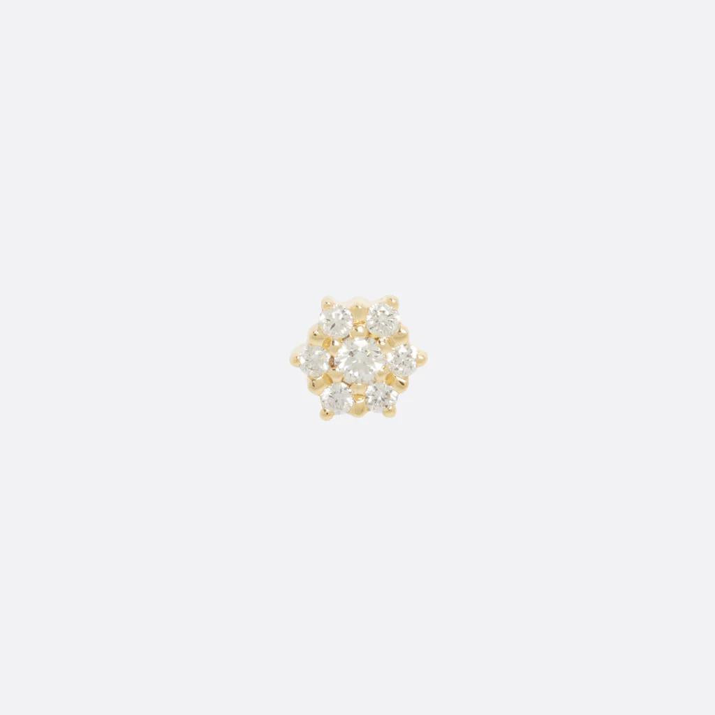 Tether | 14k gold | Peony | Diamond