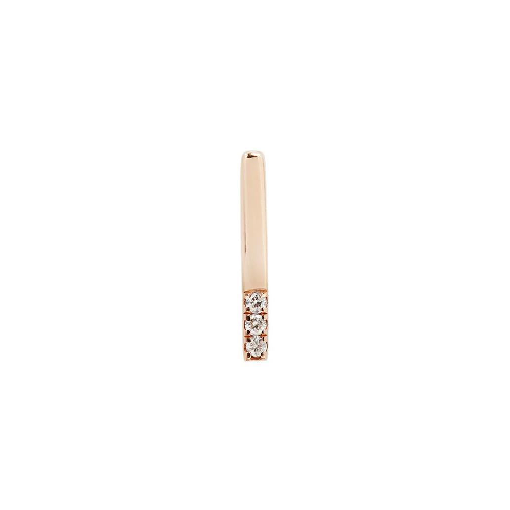 Buddha | 14k gold | Love Line | Clear CZ