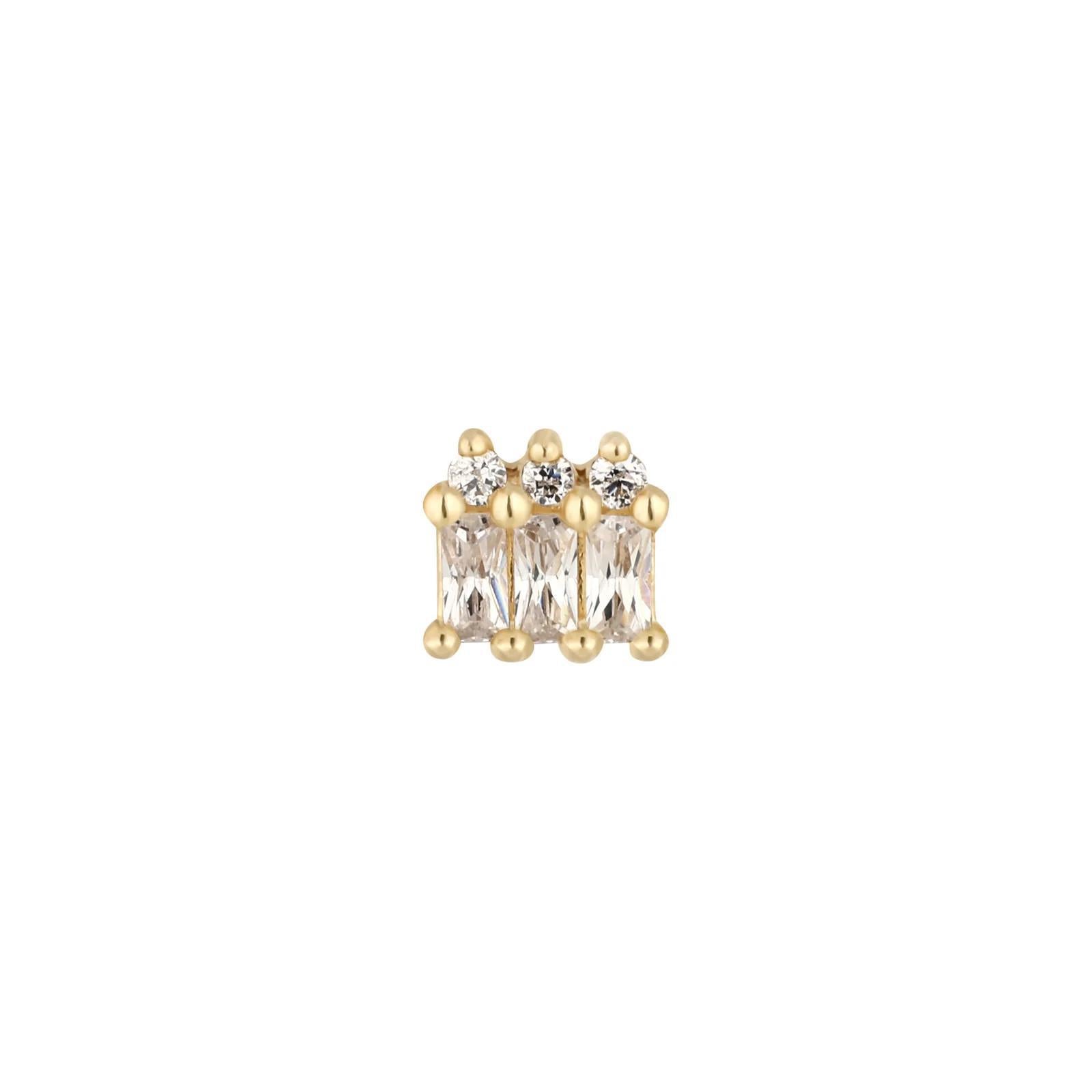 Buddha | 14k gold | Excess | Swarovski Crystal CZ