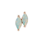 Buddha | 14k gold | Double Zuri | Left + Right Direction | Australian Opal