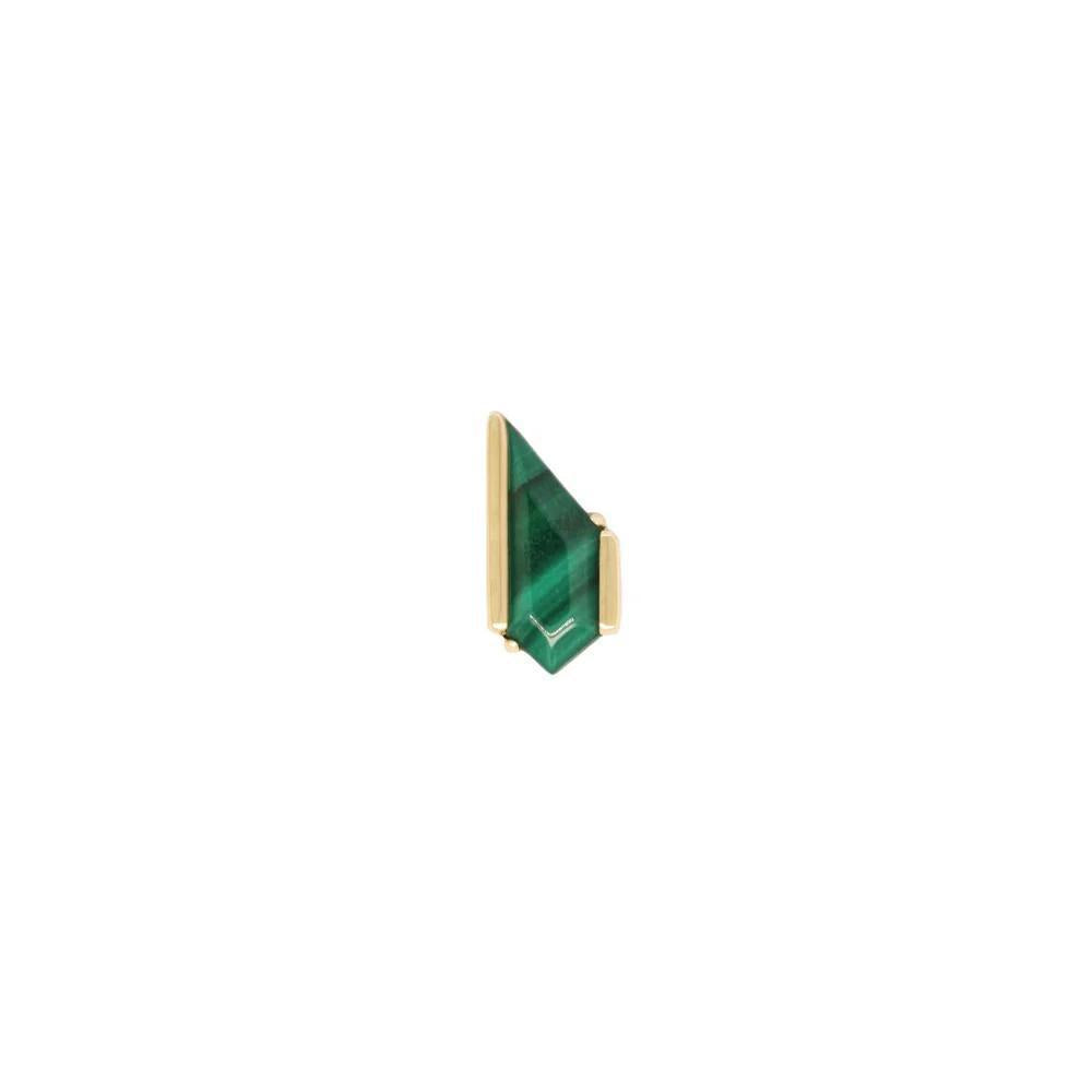 Buddha | 14k gold | Vinyl | Malachite