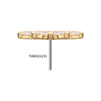 Invictus | 14k gold | 5-Cluster Marquise Fan | CZ