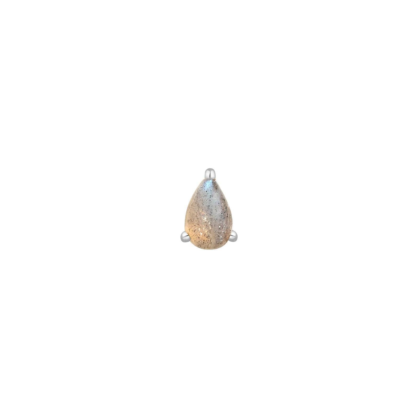 Buddha | 14k gold | Prong Pear | Labradorite