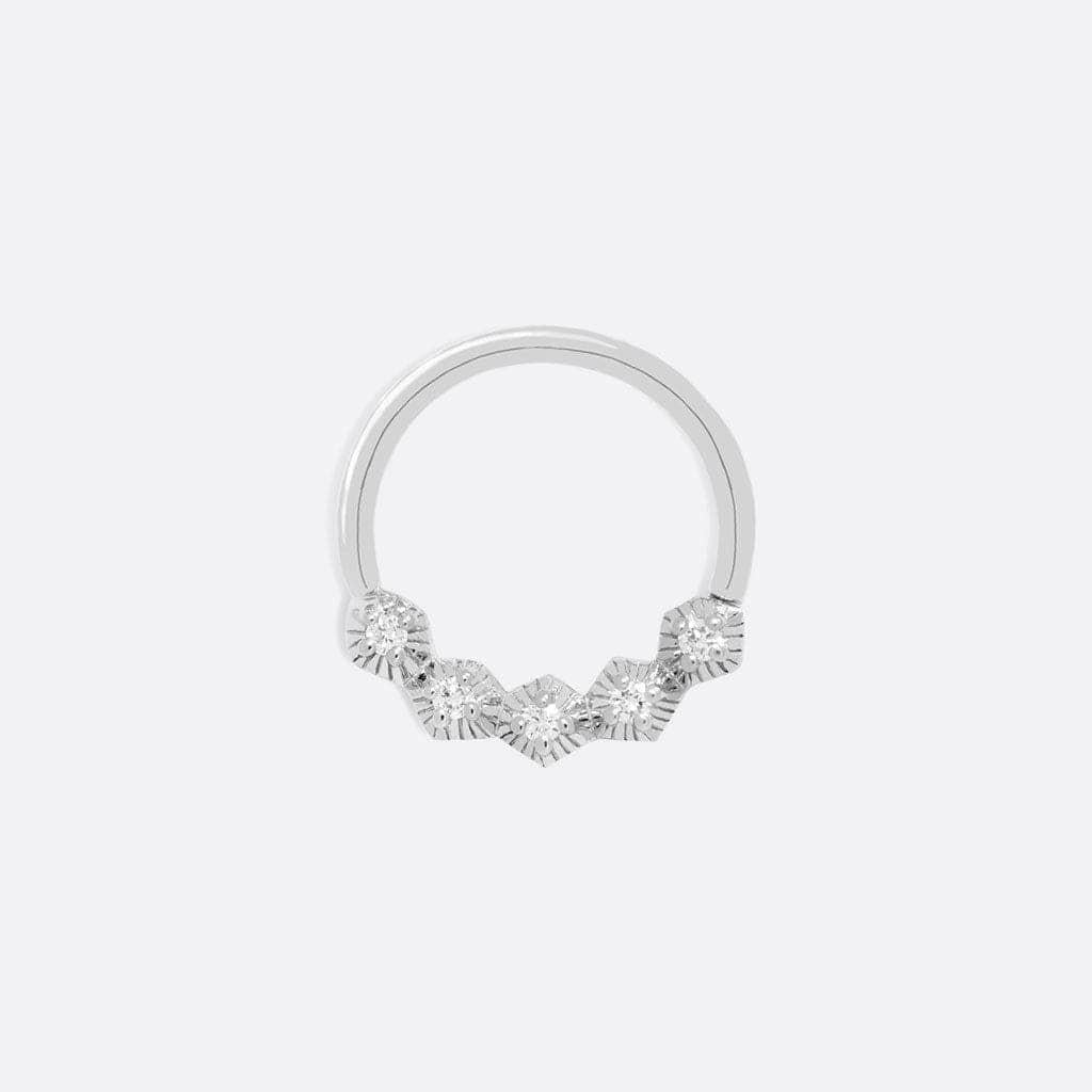 Tether | 14k gold | Nova Seam Ring | Diamond