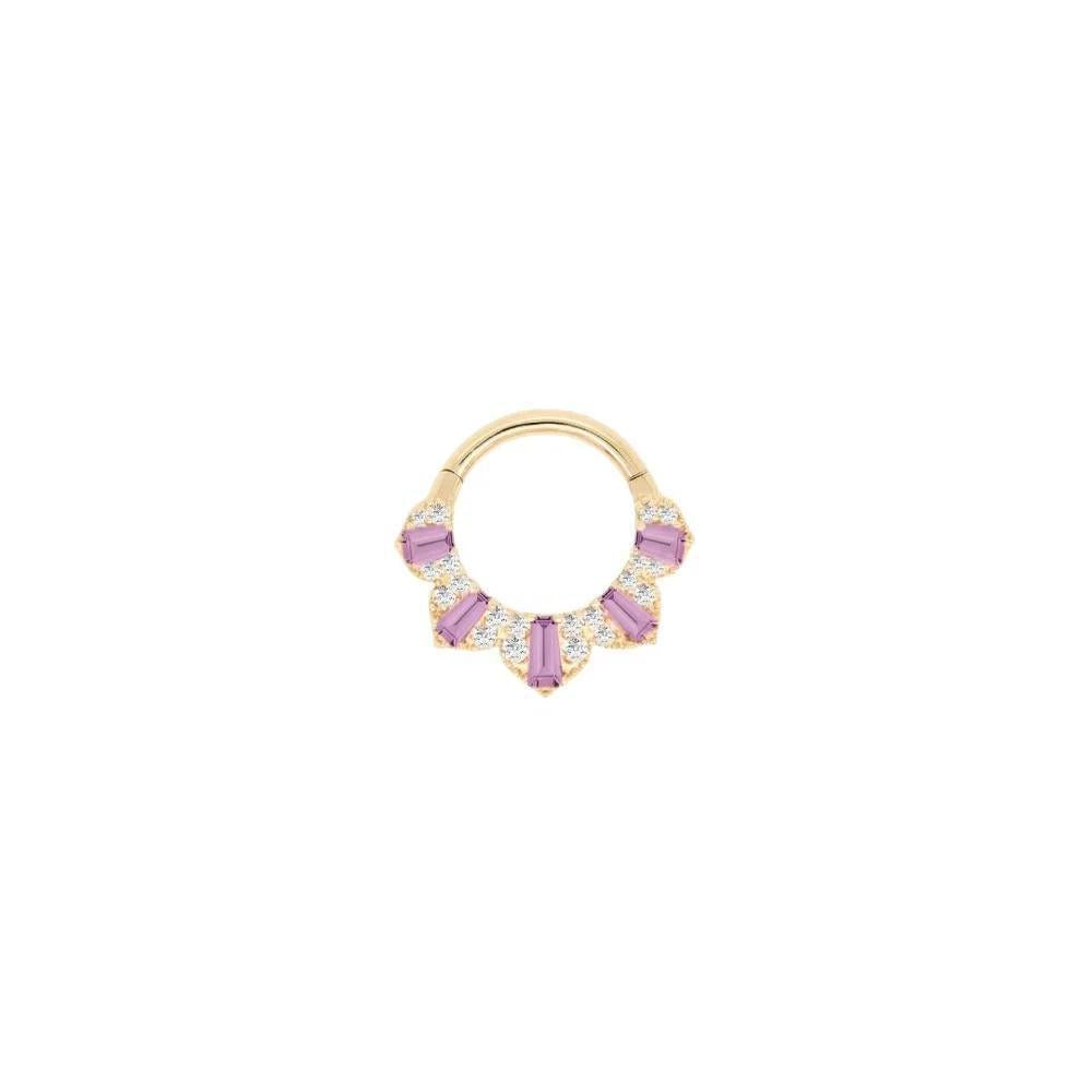 Buddha | 14k gold | Gilty Pleasure | Amethyst + White Diamond