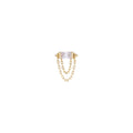 Buddha | 14k gold | Vice| Clear CZ