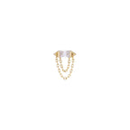 Buddha | 14k gold | Vice| Clear CZ