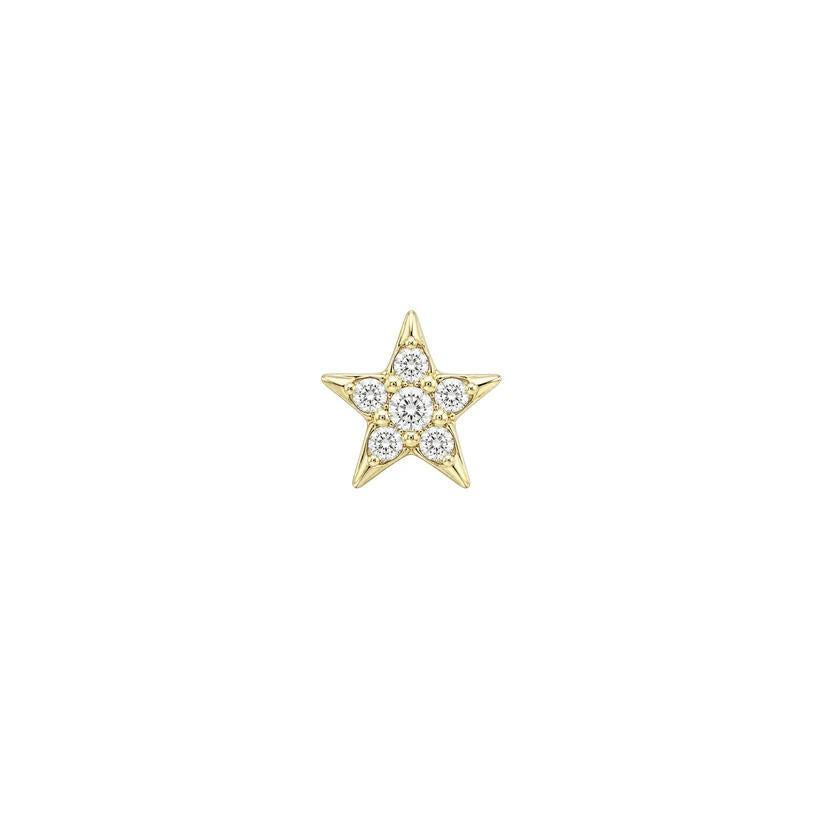 Buddha | 14k Gold | Starling Threadless End | Cubic Zirconia