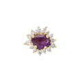 Buddha | 14k gold | Eye Candy | Amethyst + CZ