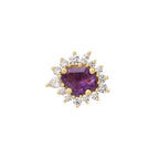 Buddha | 14k gold | Eye Candy | Amethyst + CZ