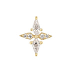 Buddha | 14k gold | Feeling Myself | Swarovski Crystal CZ