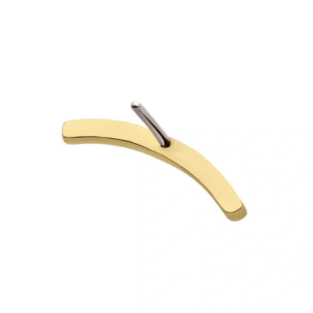 Invictus | 14k gold | Curved Bar