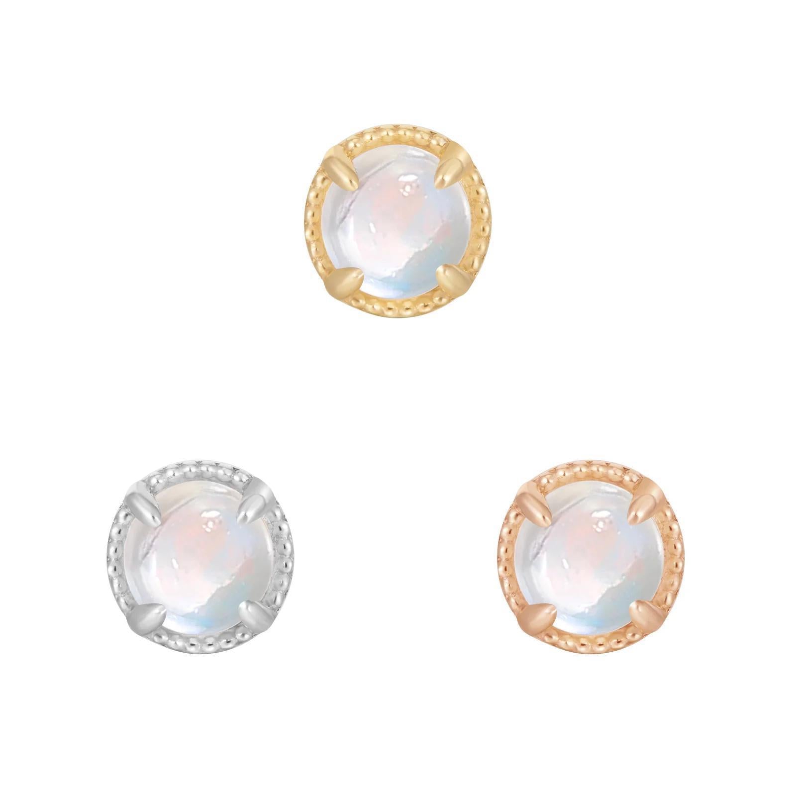 Buddha | 14k gold | Manifest | Rainbow Moonstone