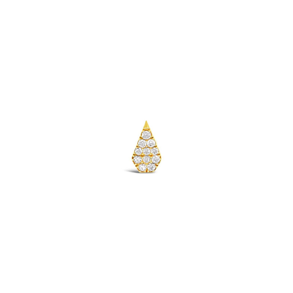 Buddha | 14k gold | Couture | Swarovski Crystal CZ