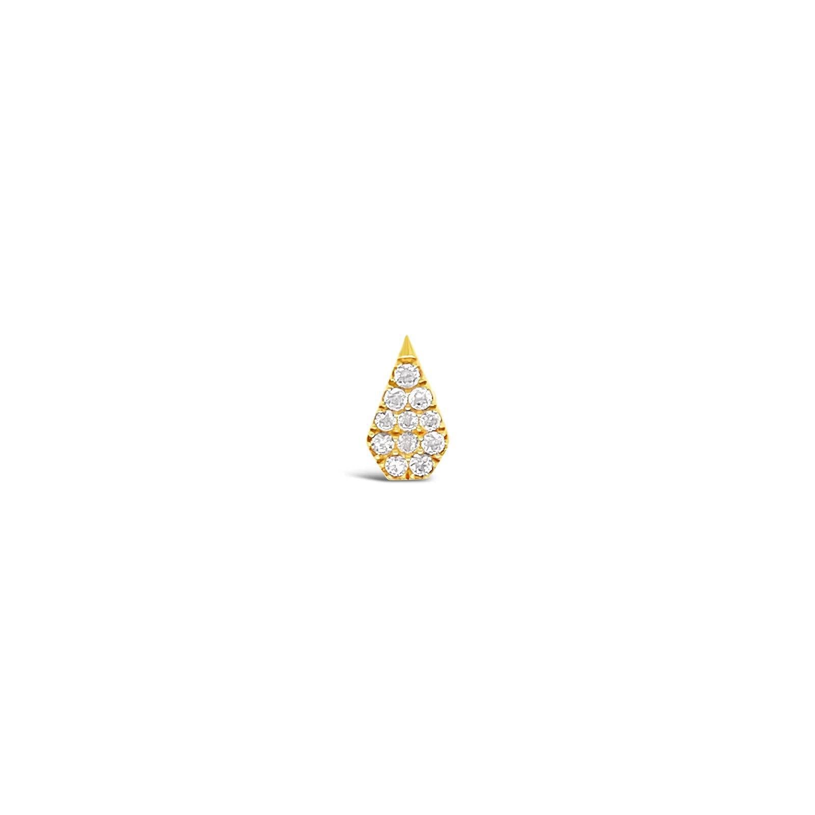 Buddha | 14k gold | Couture | Swarovski Crystal CZ