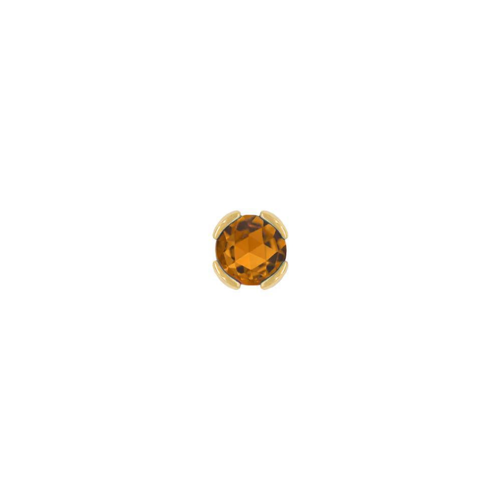 Buddha | 14k gold | Peekaboo | Citrine