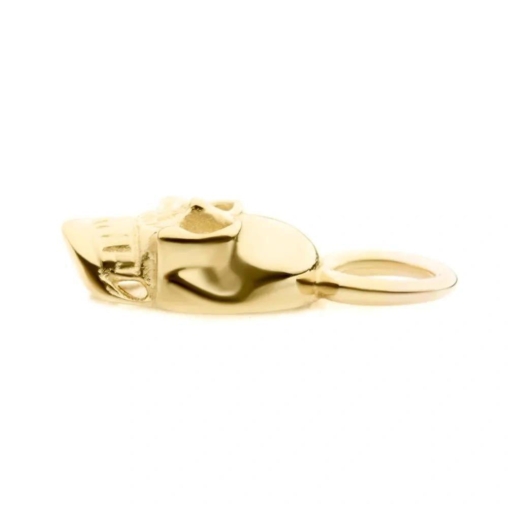 Invictus | 14k gold | Skull Charm | CZ