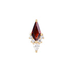Buddha | 14k gold | Afterglow | Garnet + CZ