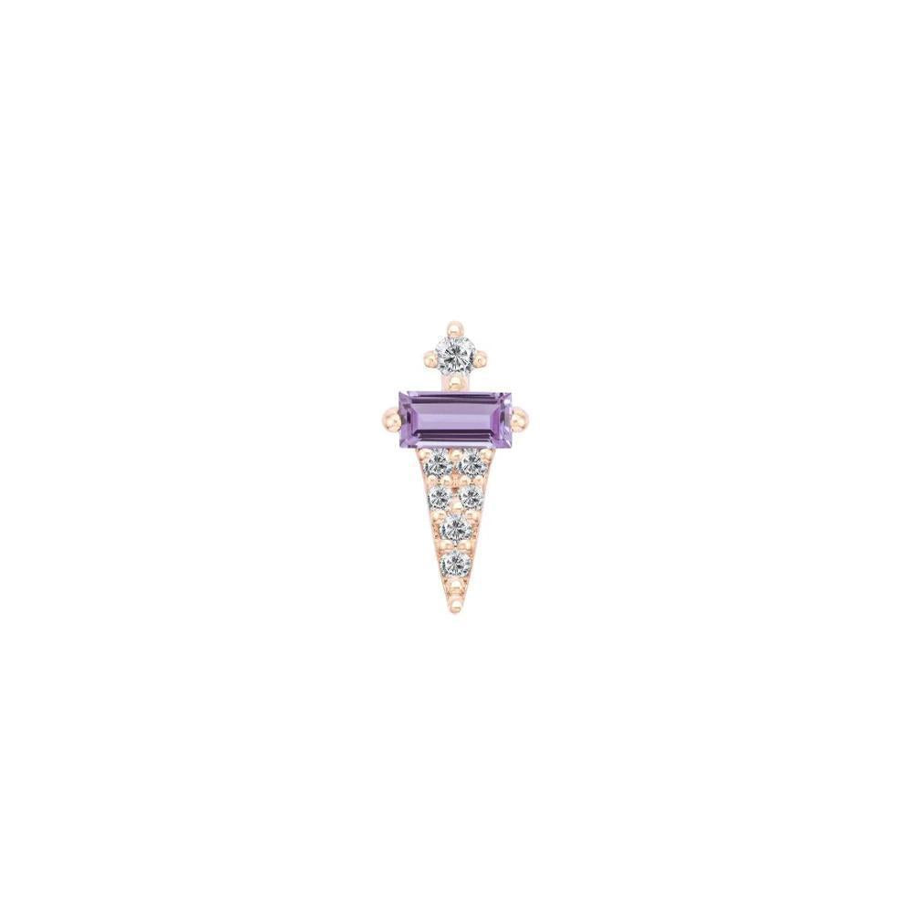 Buddha | 14k gold | Dystrikt | Amethyst + CZ