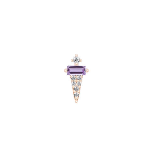 Buddha | 14k gold | Dystrikt | Amethyst + CZ