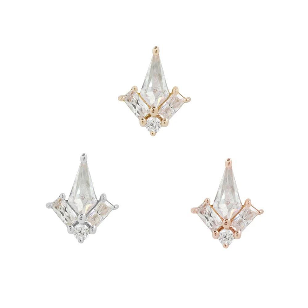 Buddha | 14k gold | L.A. Baby | Clear CZ