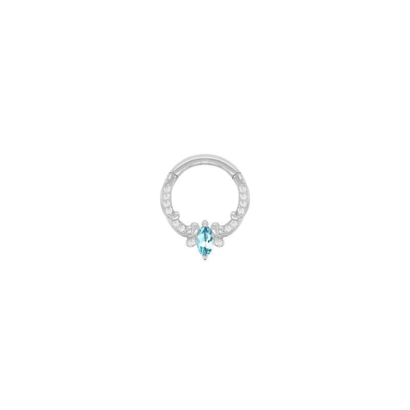 Buddha | 14k gold | Coterie | London Blue Topaz