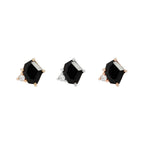 Buddha | 14k gold | Elicit | Black Spinel + CZ