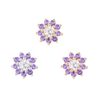 Buddha | 14k gold | Eloise | Amethyst + CZ