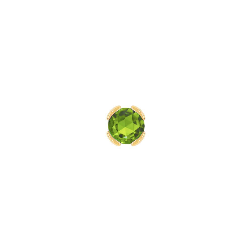 Buddha | 14k gold | Peekaboo | Peridot