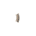 Buddha | 14k gold | Whisper + Shout | Grey Diamond + CZ