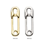 Invictus | 14k gold | Safety Pin