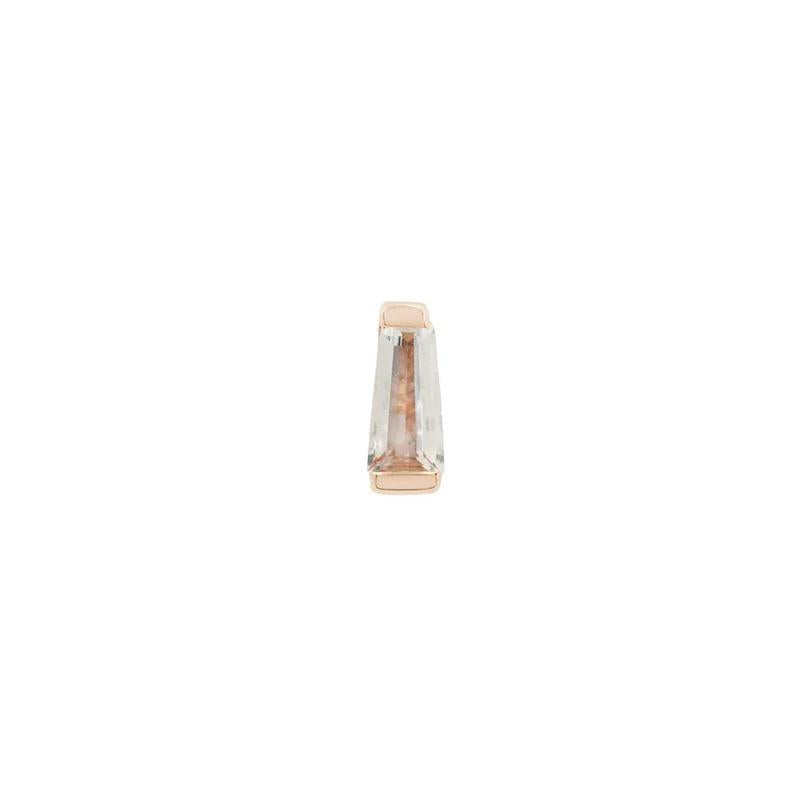 Buddha | 14k gold | Tapered Baguette | CZ