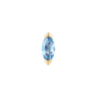 Buddha | 14k gold | Zuri | London Blue Topaz