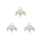 Buddha | 14k gold | Moet Charm | White Topaz