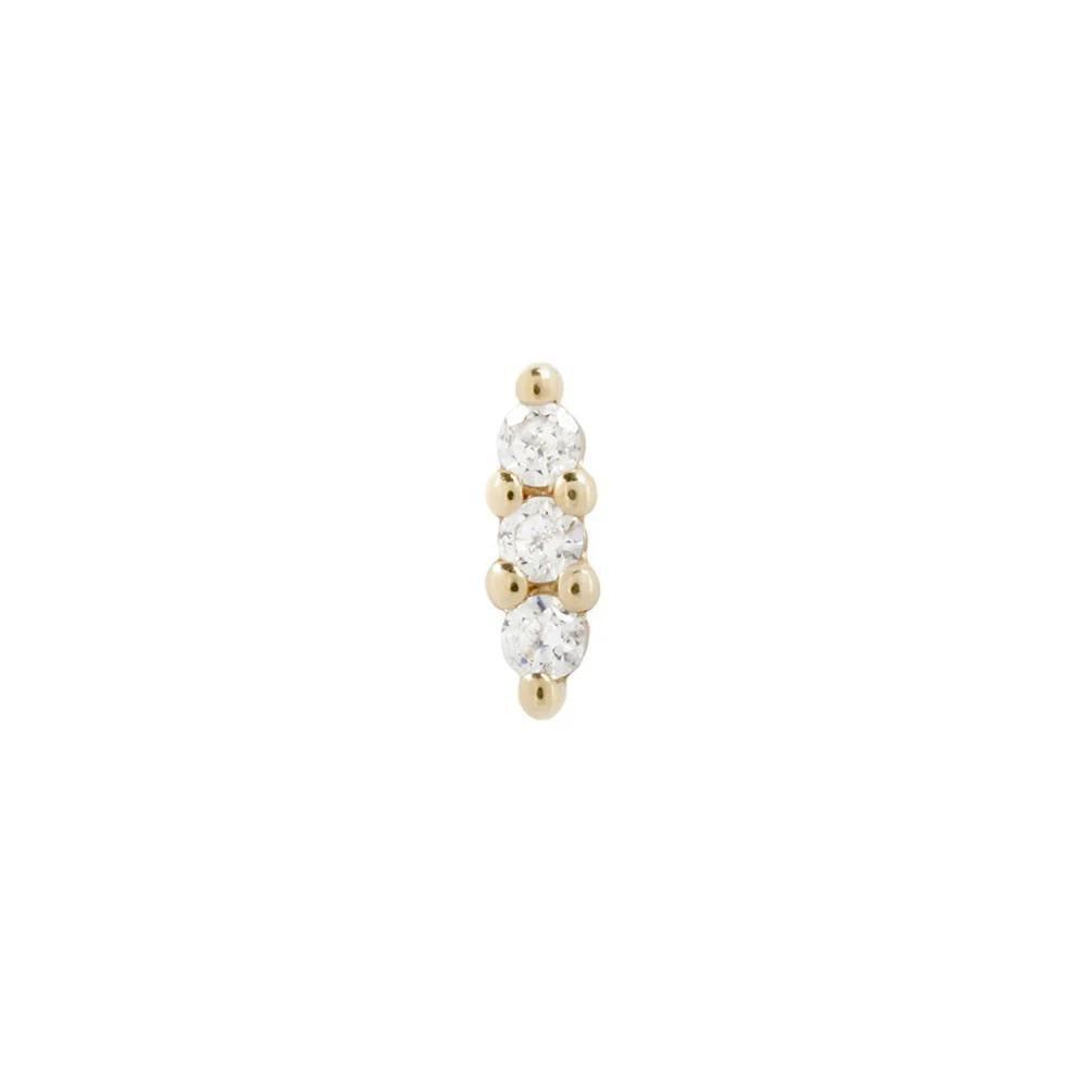 Buddha | 14k gold | Mishka 3 | White Diamond