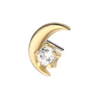 Invictus | 14k gold | Crescent Moon